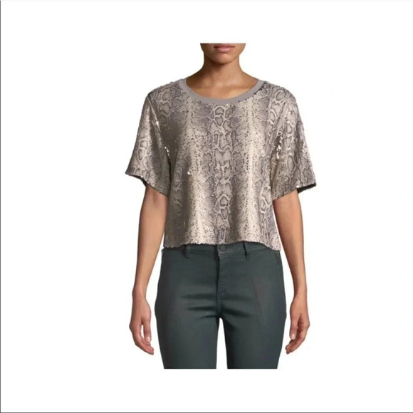 Ramy Brook snake sequin top - Picture 3 of 11